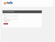Tablet Screenshot of gotafe.catapult-elearning.com