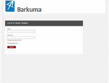 Tablet Screenshot of barkuma.catapult-elearning.com
