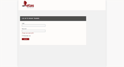 Desktop Screenshot of etasgroup.catapult-elearning.com