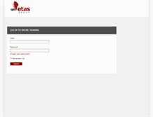 Tablet Screenshot of etasgroup.catapult-elearning.com