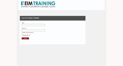Desktop Screenshot of eim.catapult-elearning.com